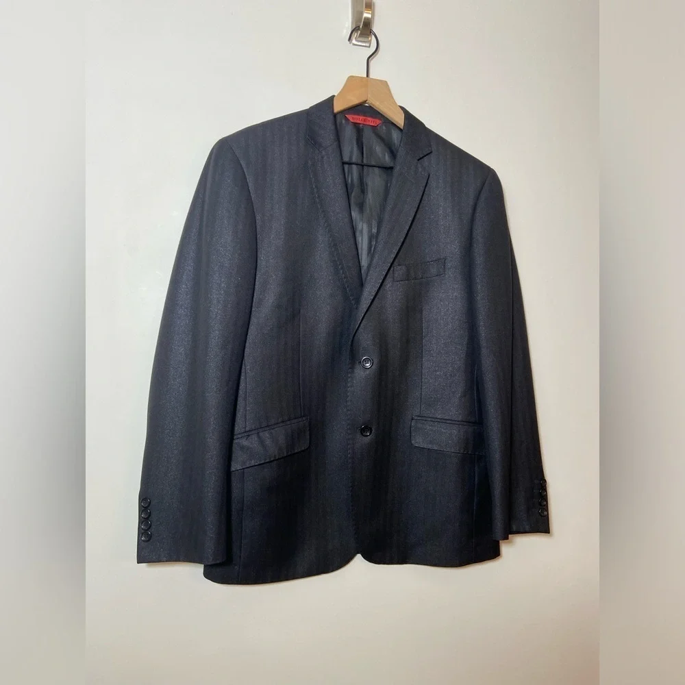DV By Dolce Vita Men's Black Glitter Shiny Blazer Size 38R